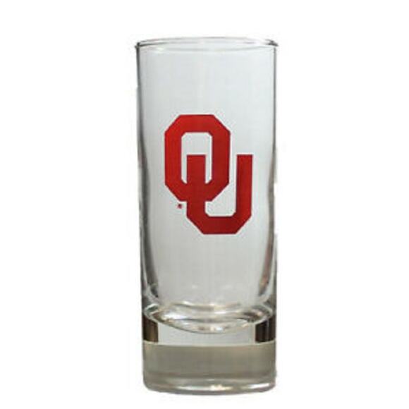 NCAA Oklahoma Sooners 2.5 oz Boelter Brands Cordial Hype Shot Glass - Picture 1 of 3